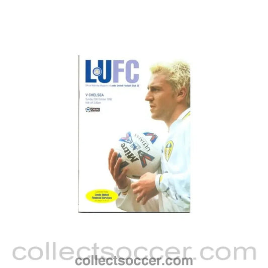 1998 - Leeds United v Chelsea official programme 25/10/1998 - Collect Soccer