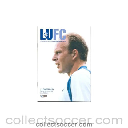 1998 - Leeds United v Leicester City official programme 03/10/1998 - Collect Soccer