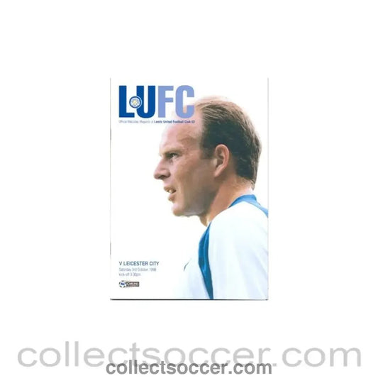 1998 - Leeds United v Leicester City official programme 03/10/1998 - Collect Soccer