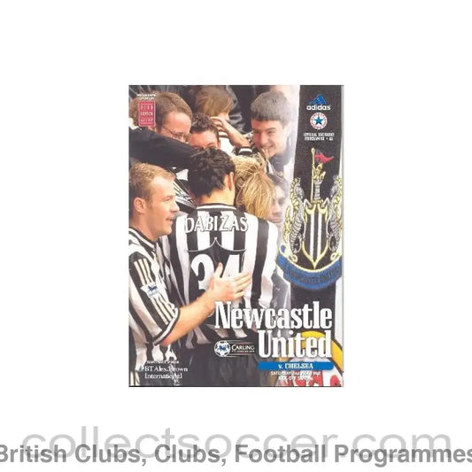 1998 - Newcastle United vChelsea official programme 02/05/1998 F.A. Carling Premiership