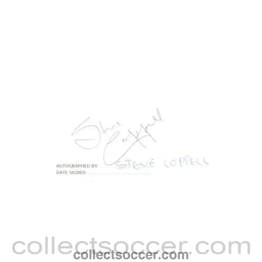 1998 - Original signarure of Steve Coppell palyer of Manchester United and then captain of Crystal Palace probably of