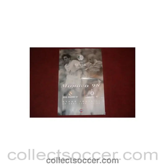 1998 - Super Cup Monaco 1998 Real Madrid v Chelsea poster