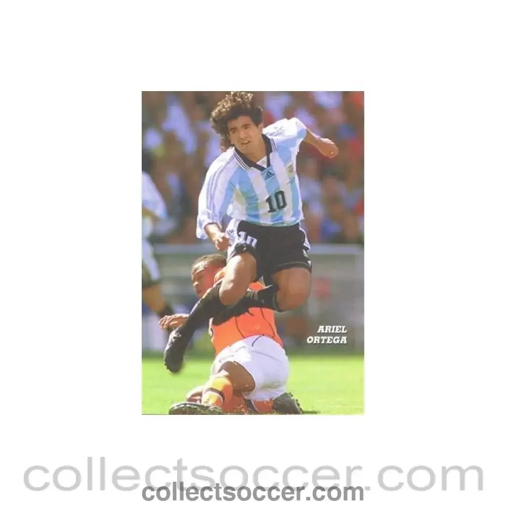 1998 World Cup in France Ariel Ortega postcard - Collect Soccer