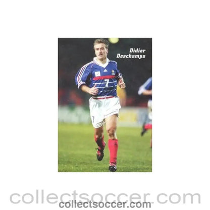 1998 World Cup in France Didier Deschamps postcard - Collect Soccer