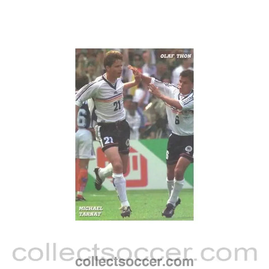 1998 World Cup in France Michael Tarnat & Olaf Thonpostcard postcard