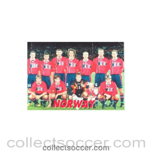 1998 World Cup in France - Norway Team postcard