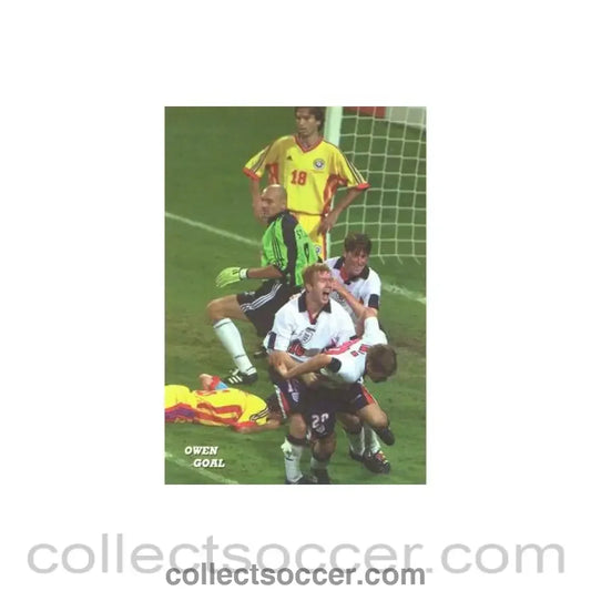 1998 World Cup in France Owen Goal postcard
