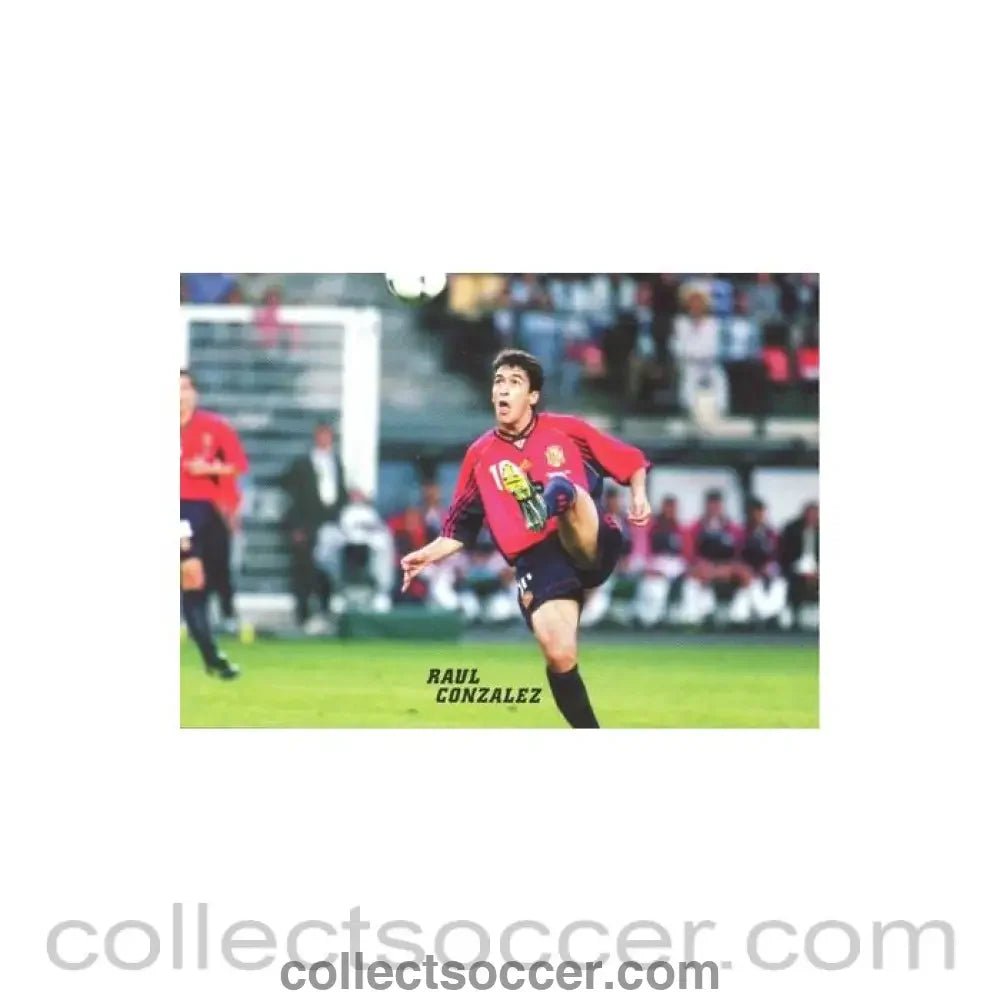 1998 World Cup in France Raul Gonzalez postcard - Collect Soccer