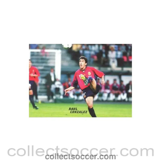 1998 World Cup in France Raul Gonzalez postcard