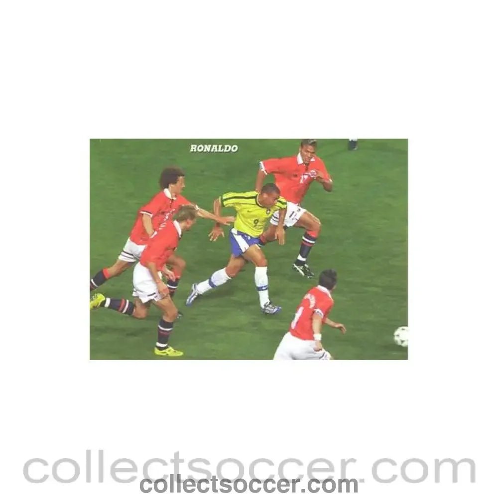 1998 World Cup in France Ronaldo postcard - Collect Soccer