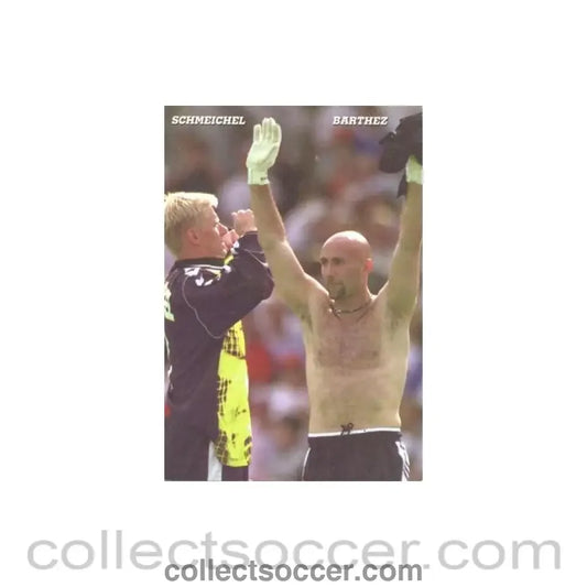 1998 World Cup in France Schmeichel & Barthez postcard