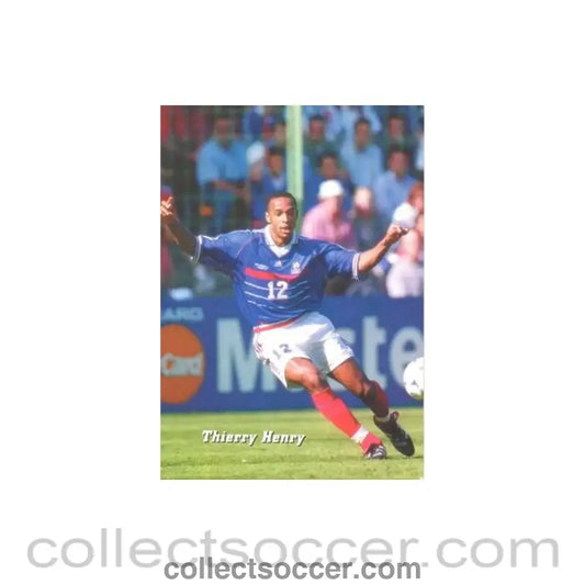 1998 World Cup in France - Thierry Henry postcard