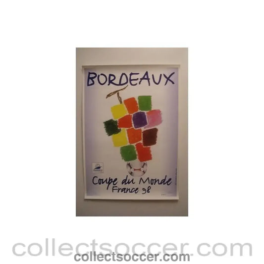 1998 World Cup Poster Bordeaux
