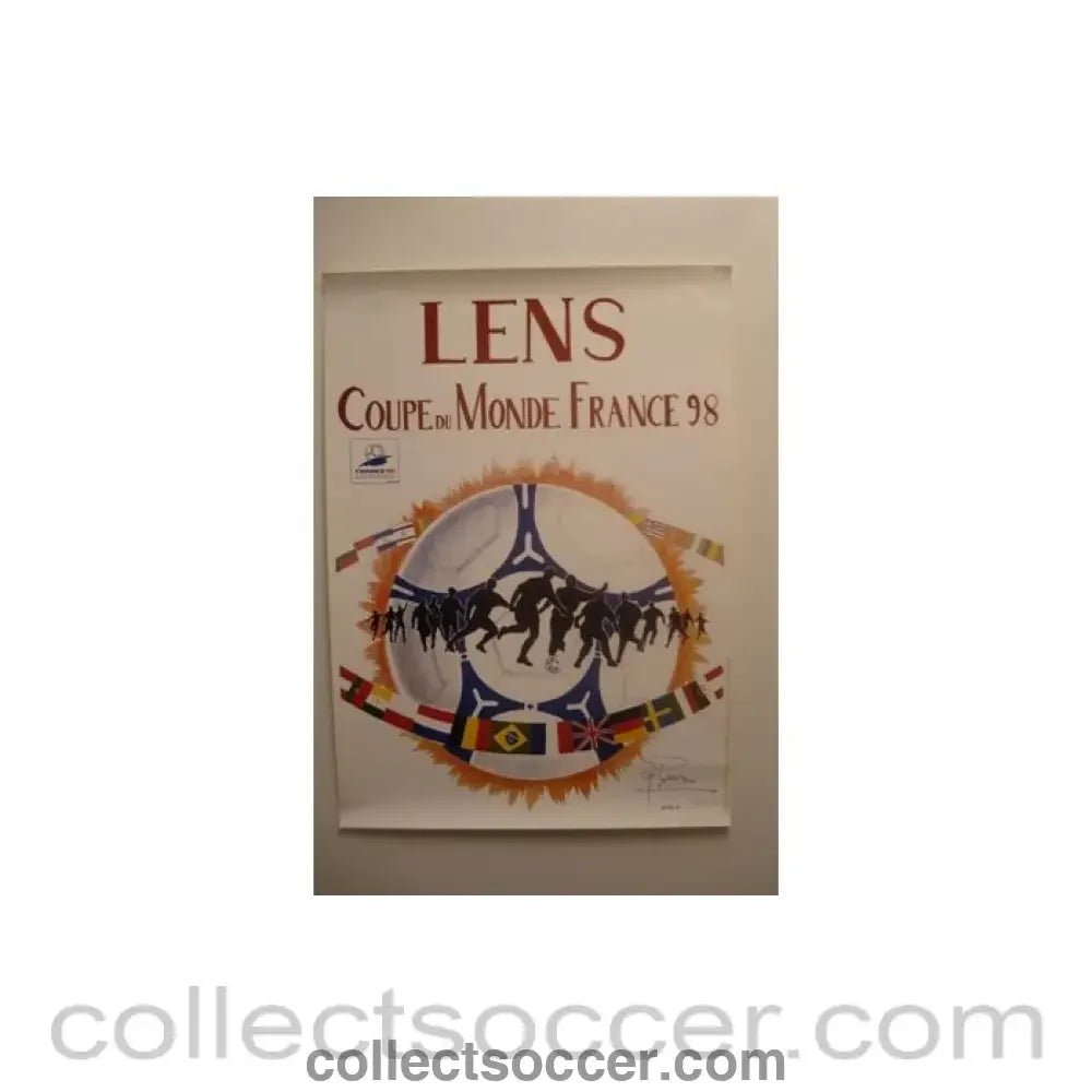 1998 World Cup Poster Lens - Collect Soccer
