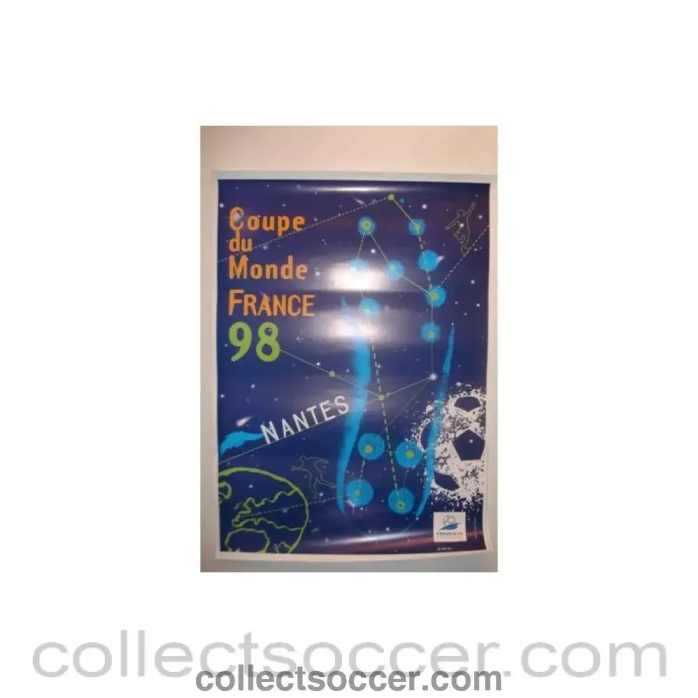 1998 World Cup Poster Nantes - Collect Soccer