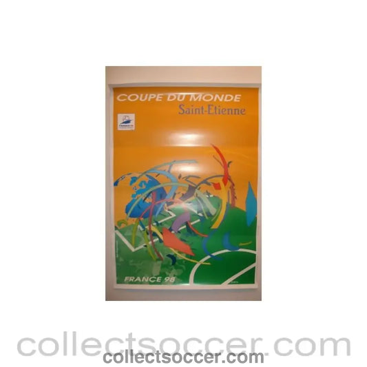 1998 World Cup Poster Saint-Etienne