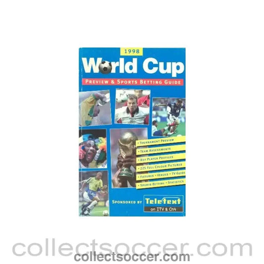 1998 World Cup Preview & Sports Betting Guide - Collect Soccer