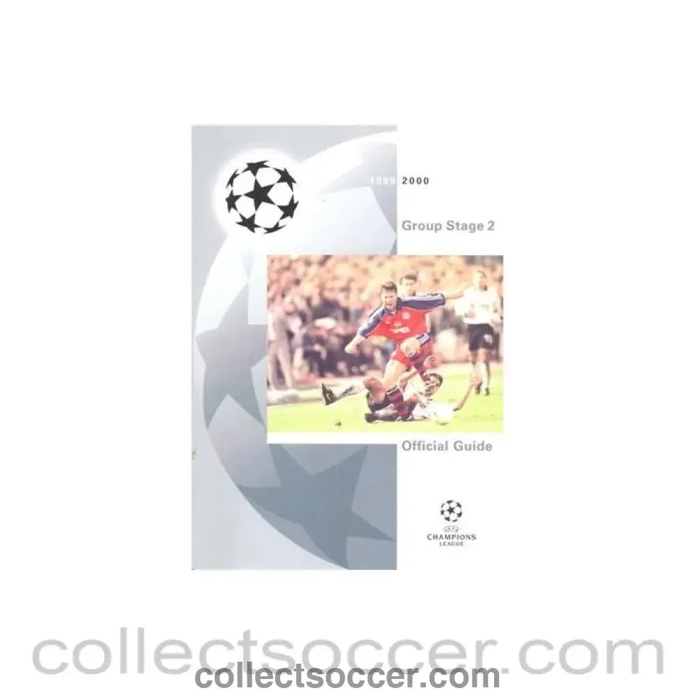 1999-2000 Champions League Group Stage 2 Official Guide - Collect Soccer