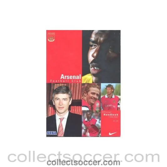 1999 - Arsenal official handbook 1999-2000