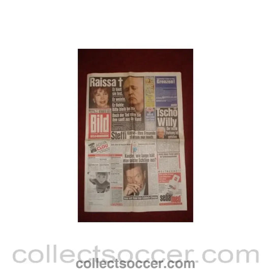 1999 - Bild German newspaper of 21/09/1999 covering Chelsea