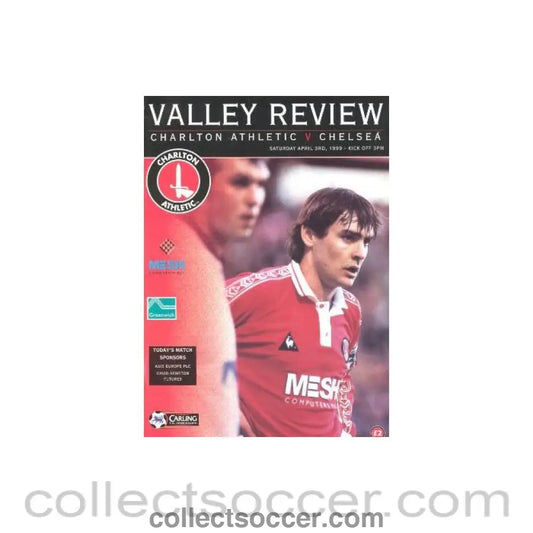 1999 - Charlton Athletic vChelsea official programme 03/04/1999