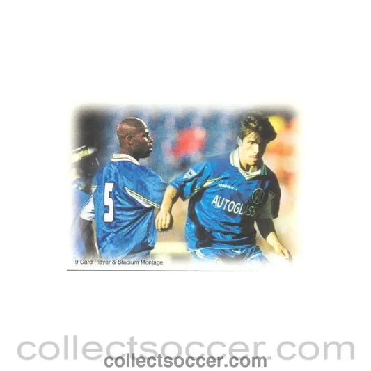 1999 - Chelsea card of 1999 featuring Michael Duberry and Gianfranco Zola