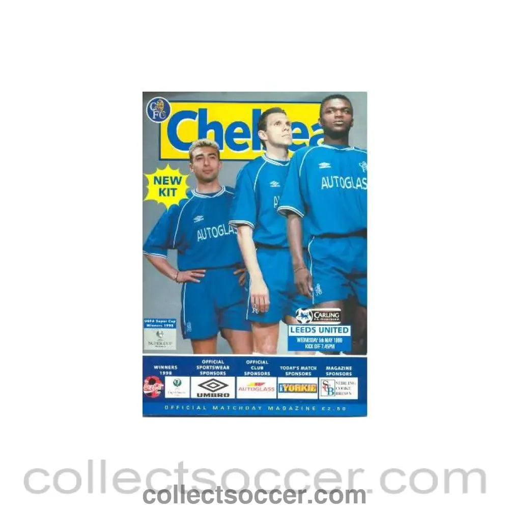 1999 - Chelsea v Leeds official programme 05/05/1999