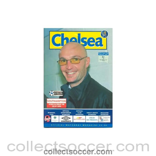 1999 - Chelsea v Southampton official programme 06/02/1999