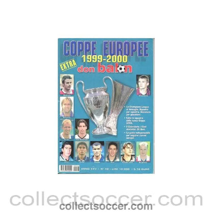 1999 - Coppe Europee, European Cup, Italian Magazine No:48 of season 1999-2000 - Collect Soccer