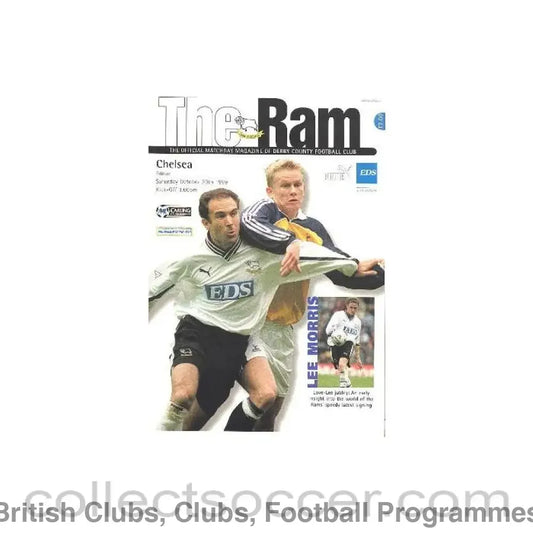 1999 - Derby County vChelsea official programme 30/10/1999 Premier League
