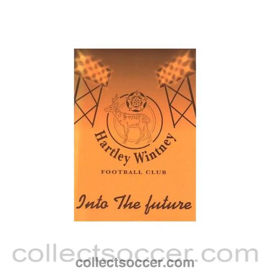 1999 - Hartley Wintney vChelsea official programme 03/05/1999 - Collect Soccer