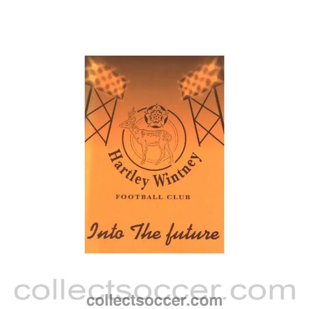 1999 - Hartley Wintney vChelsea official programme 03/05/1999 - Collect Soccer