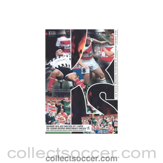 1999 - Kingstonian vChelsea official programme 10/07/1999 Pre - Season Friendly - Collect Soccer
