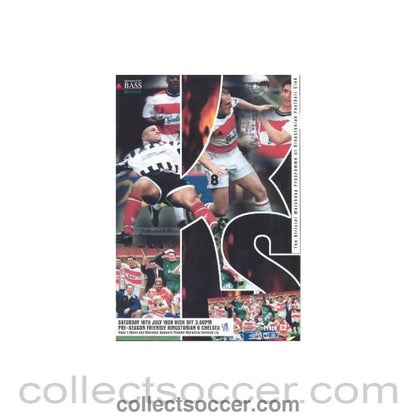 1999 - Kingstonian vChelsea official programme 10/07/1999 Pre-Season Friendly - Collect Soccer