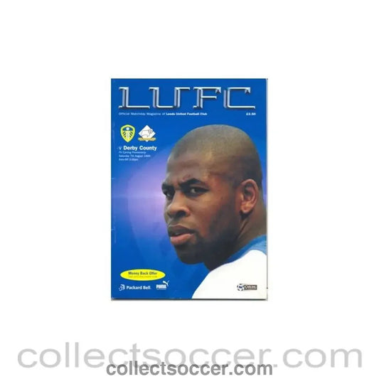1999 - Leeds United v Derby County official programme 07/08/1999 - Collect Soccer