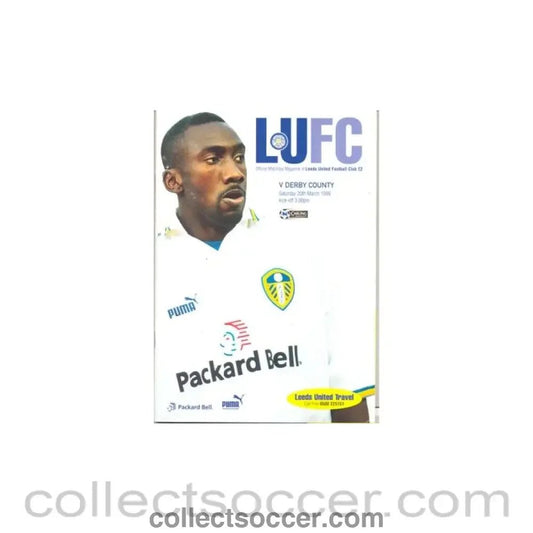 1999 - Leeds United v Derby County official programme 20/03/1999 - Collect Soccer