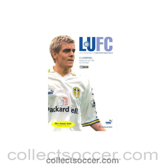 1999 - Leeds United v Liverpool official prigramme 12/04/1999 - Collect Soccer