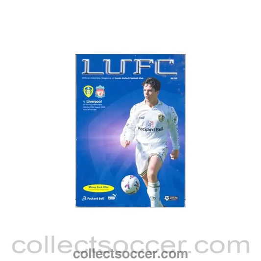 1999 - Leeds United v Liverpool official programme 23/08/1999 - Collect Soccer