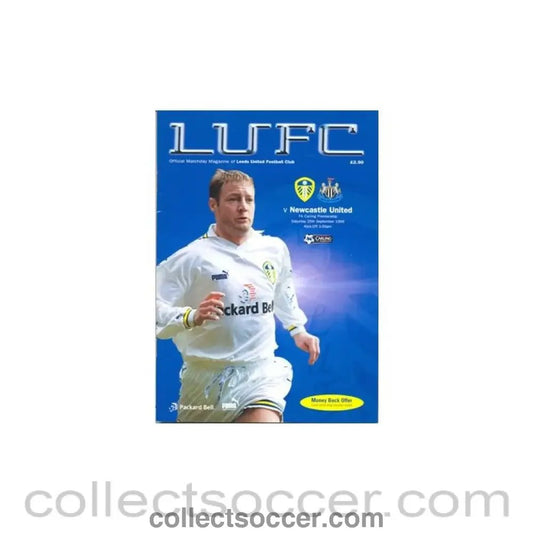 1999 - Leeds United v Newcastle United official programme 25/09/1999 - Collect Soccer