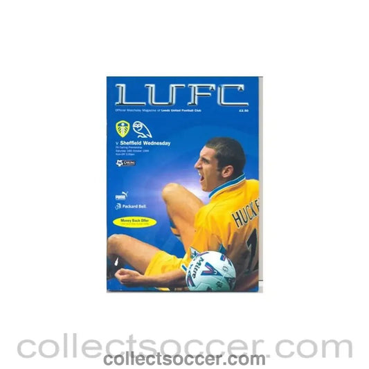 1999 - Leeds United v Sheffield Wednesday official programme 16/10/1999 - Collect Soccer