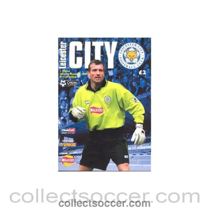 1999 - Leicester City vChelsea official programme 14/08/1999 Premier League - Collect Soccer