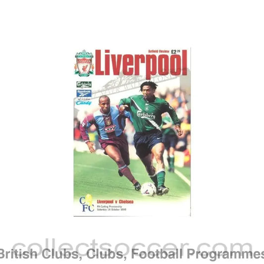 1999 - Liverpool vChelsea official programme 16/10/1999 Premier League