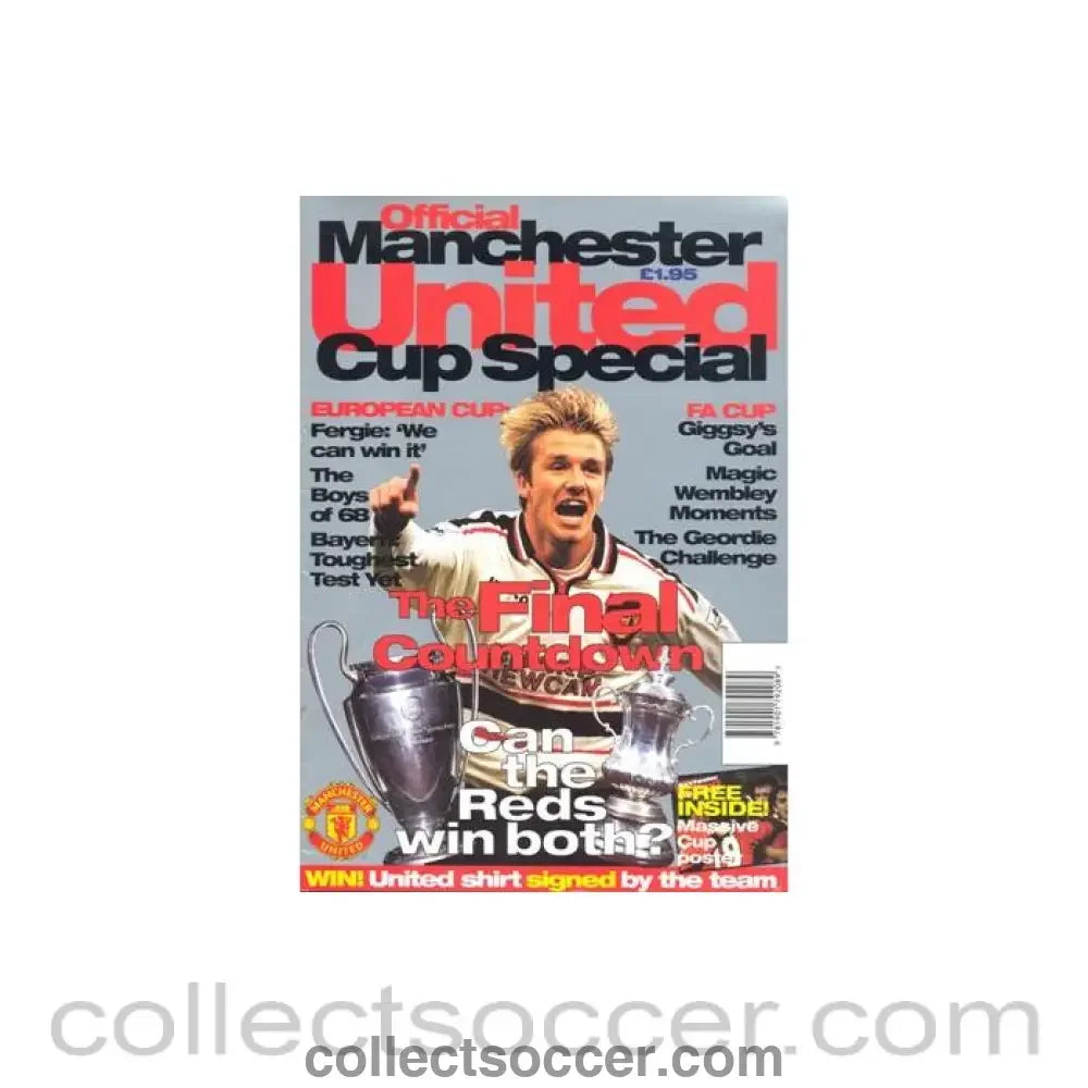 1999 - Manchester United - European Cup and F.A. Cup Special magazine of 1999