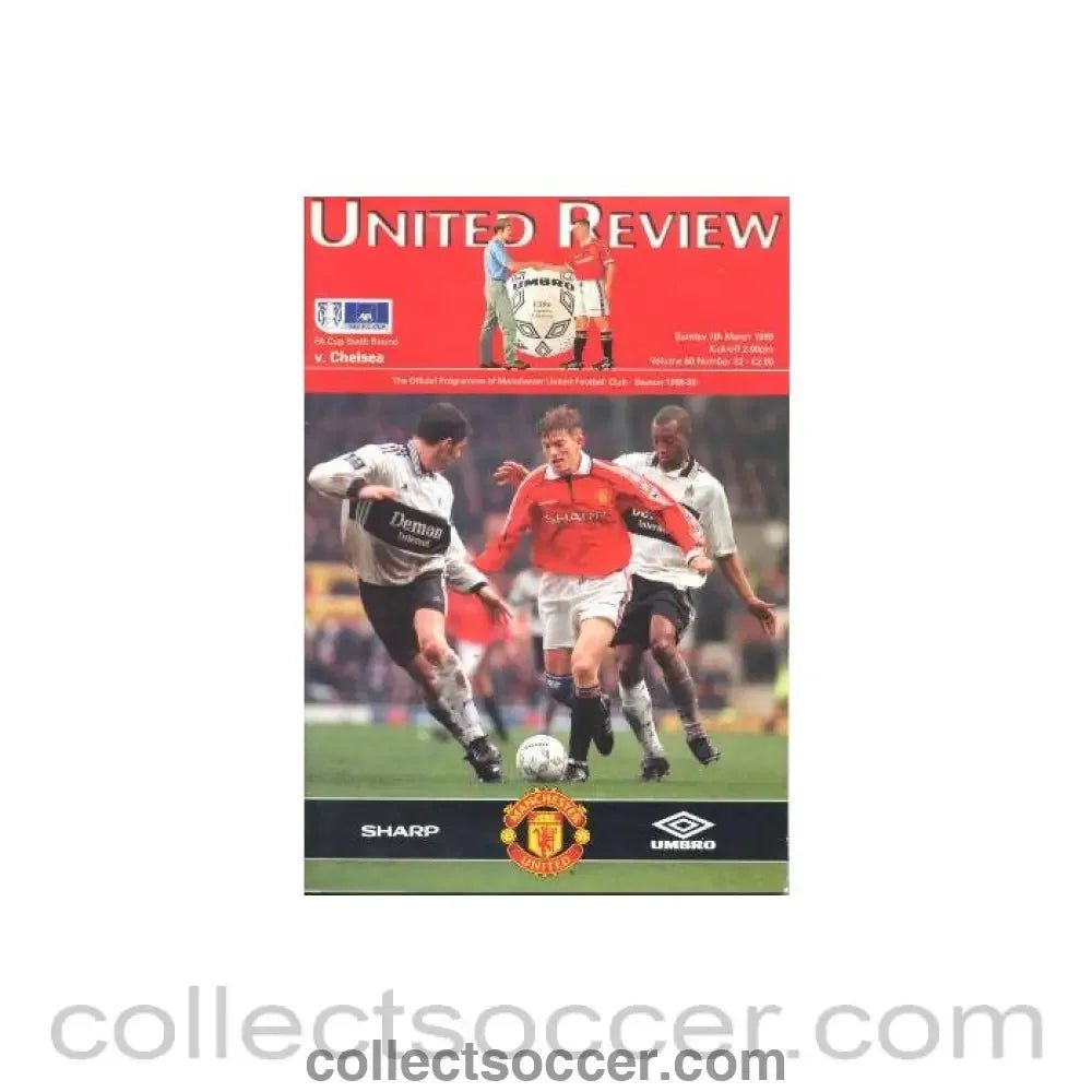 1999 - Manchester United V Chelsea 07/03/1999 - Collect Soccer