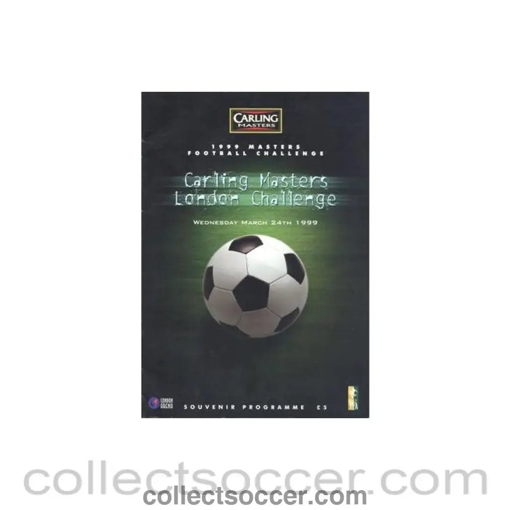 1999 Masters London Challenge official programme 24/03/1999 - Collect Soccer
