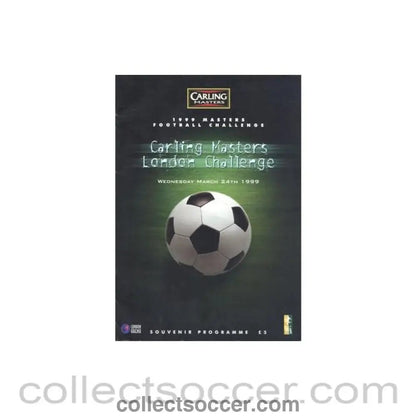 1999 Masters London Challenge official programme 24/03/1999 - Collect Soccer