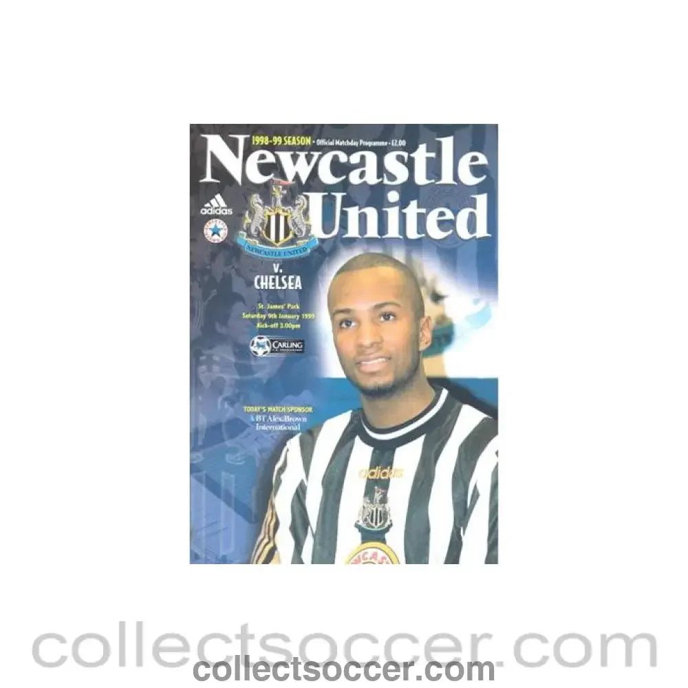 1999 - Newcastle United vChelsea official programme 09/01/1999 Carling Premiership - Collect Soccer