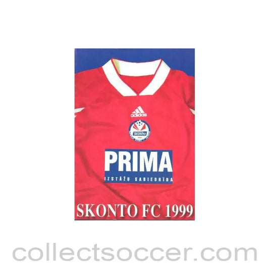 1999 - Skonto Football Club Latvia brochure 1999