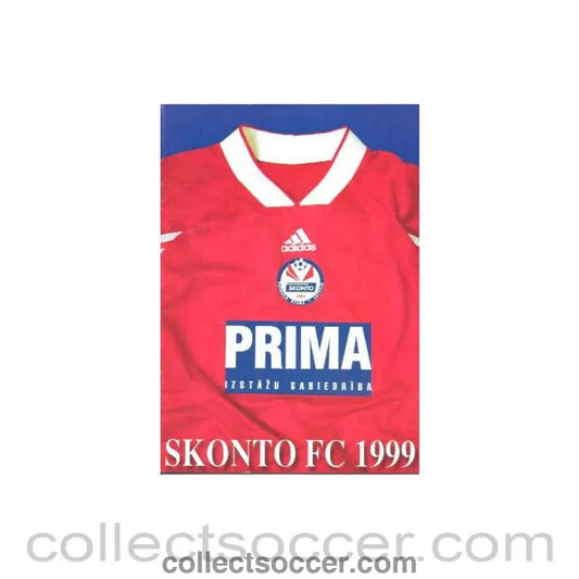 1999 - Skonto Football Club, Latvia, brochure 1999 - Collect Soccer