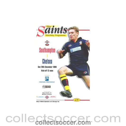 1999 - Southampton v Chelsea official programme 26/12/1999 Premier League - Collect Soccer